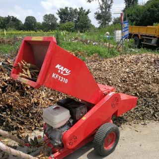 上海樹枝粉碎機，卡夫樹木粉碎機樹葉秸稈粉碎設備